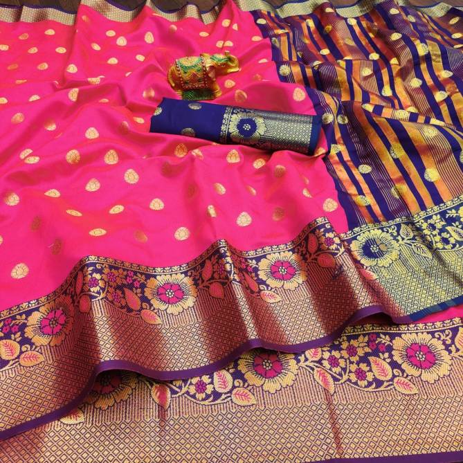 Meera 87 Fancy Designer Ethnic Wear Banarasi Silk Saree Collection